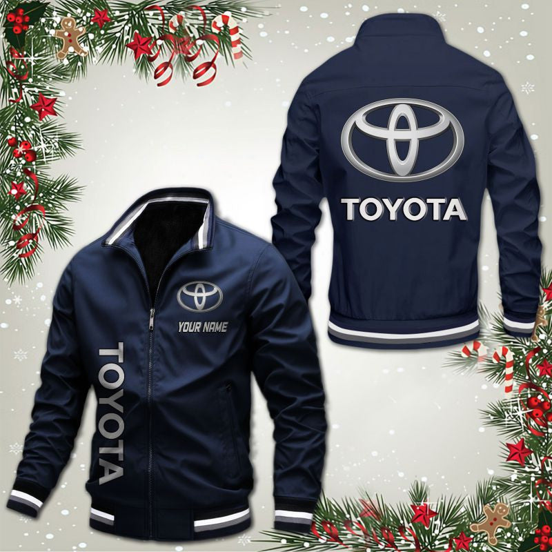 Stand-Up Collar Bomber Jacket- Toyota Landcruiser - TNTE0061